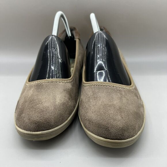 Skechers Taupe Kiss Lounge Women's Size 9.5 Shoes Brown Low Top Slip-On Sneakers - Picture 2 of 8